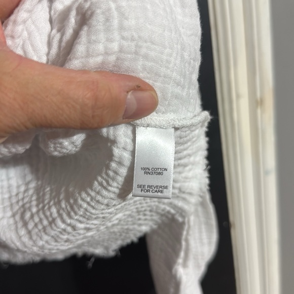 Versona Lightweight Cotton V-Neck Long Sleeve Top Size: XL - Picture 7 of 8